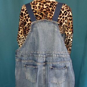 Super wide leg baggy denim Overalls - Oversized fit. 1XL